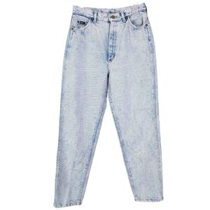 Vintage 80s Lee Riders Union Made Acid Wash‎ Hi-rise Jeans Women's 14 Med